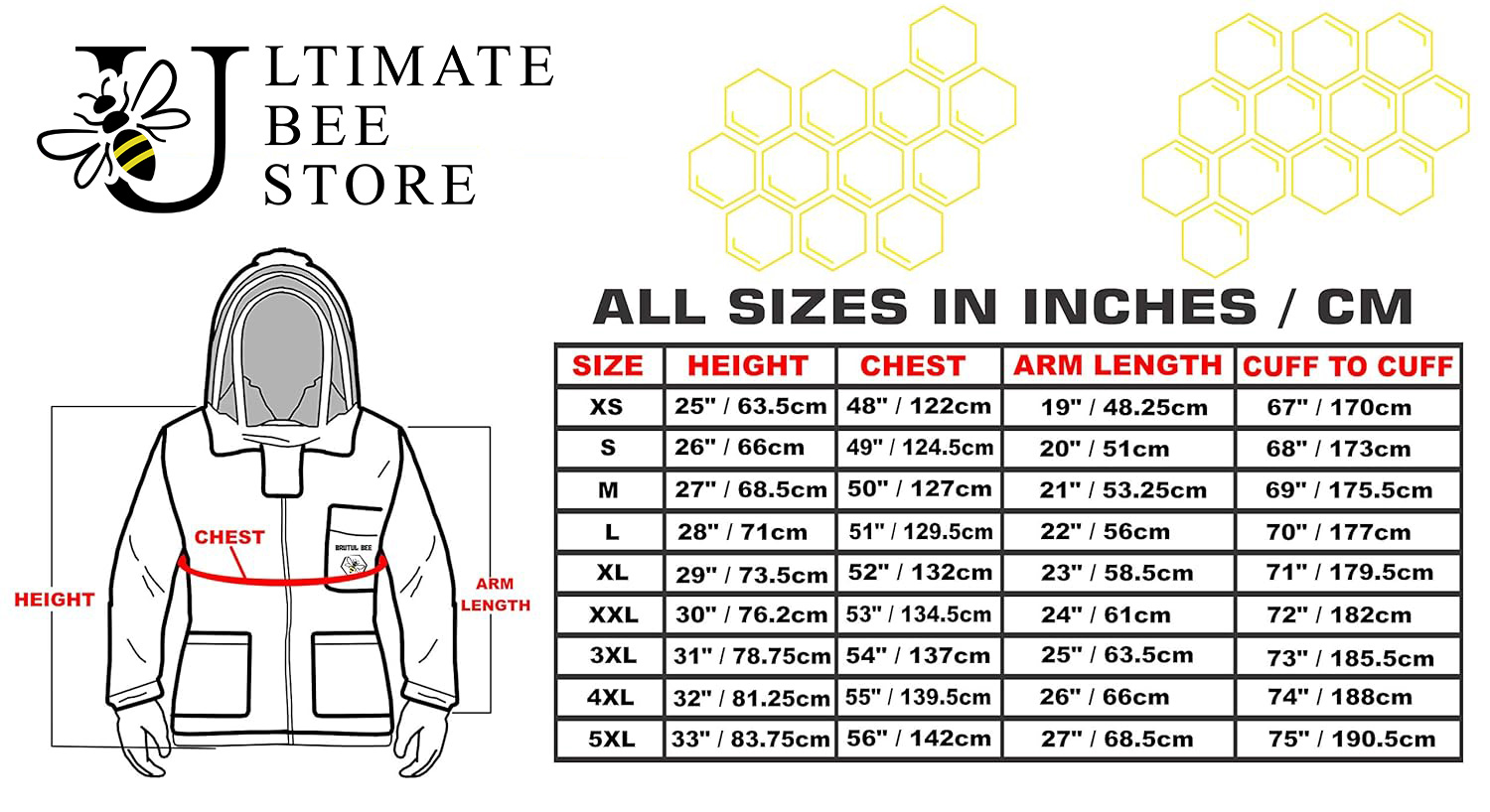 3 Layer Mesh Ventilated Beekeeping Jacket Fencing Veil in white Size (S-5XL) - Image 6