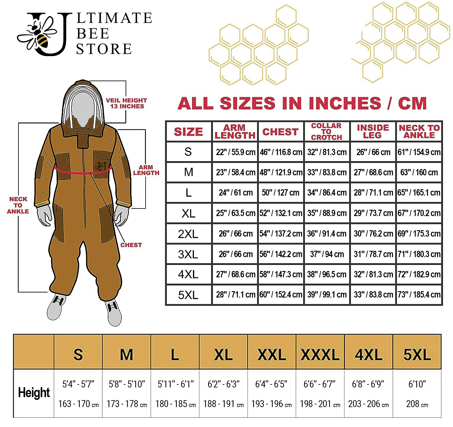 3 Layer Mesh Ventilated Beekeeping Suit in Color White Fencing Veil Size (S-5XL) - Image 4